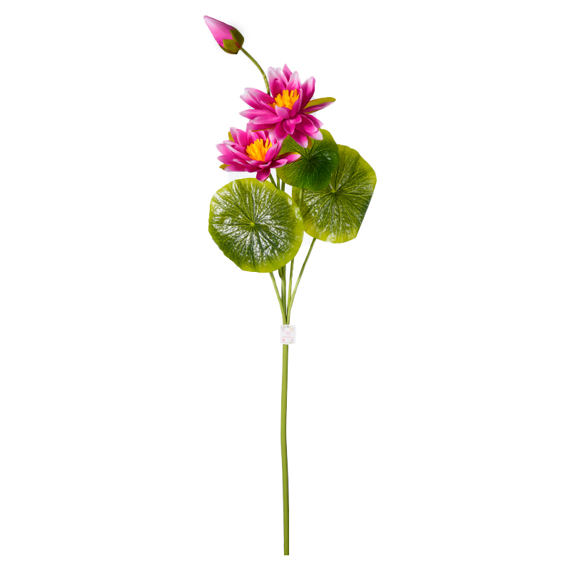 Chinese-style artificial lotus, artificial flower, silk flower, lotus, Buddha hall flower table, home decoration, plastic ornaments, living room ornaments, artificial flowers, wedding artificial flowers, waterfall artificial plant wall Item Picture