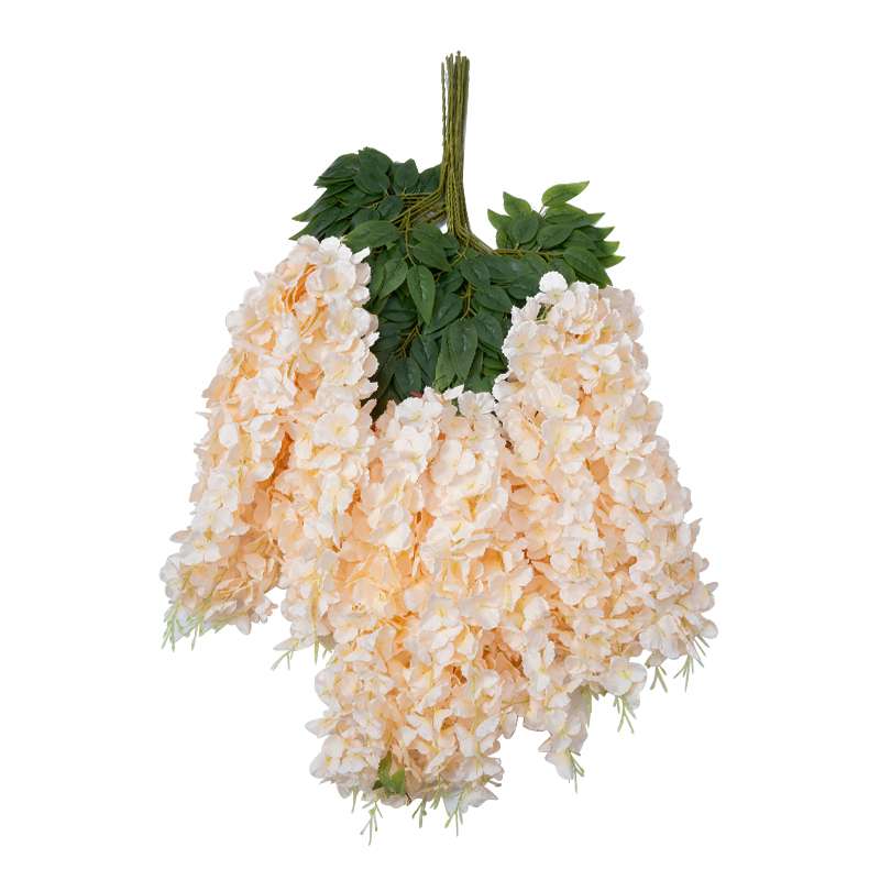 Artificial wisteria flowers, artificial flowers, violets, ceiling flower vines, indoor wedding decoration vines, plastic flower strips, vine plants, artificial plant walls, artificial flowers, waterfalls, artificial flowers, wedding Item Picture