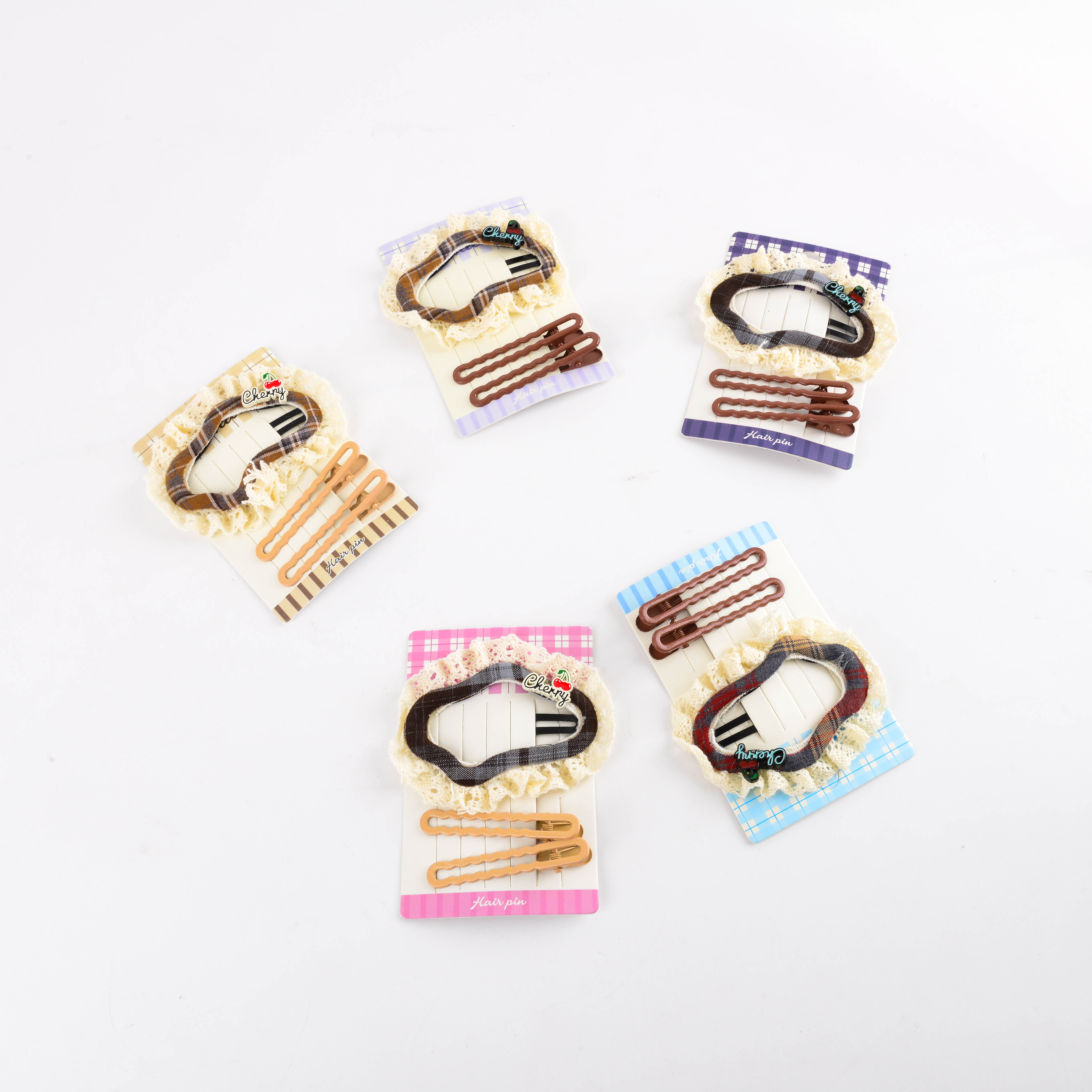 Autumn and winter high-end hairpins, Korean inS-style broken hair clips, dopamine-colored hairpins, cute girls and children's duckbill clips