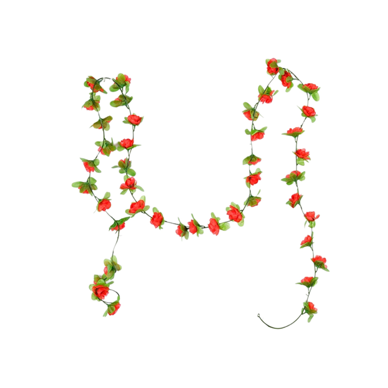 Apple flower strips, rattan strips, decorative vines, artificial flowers, hanging pipes, wall hanging, indoor green plants, long strip flowers, living room wisteria flowers, artificial flowers, rattan strips, rattan weaving Item Picture