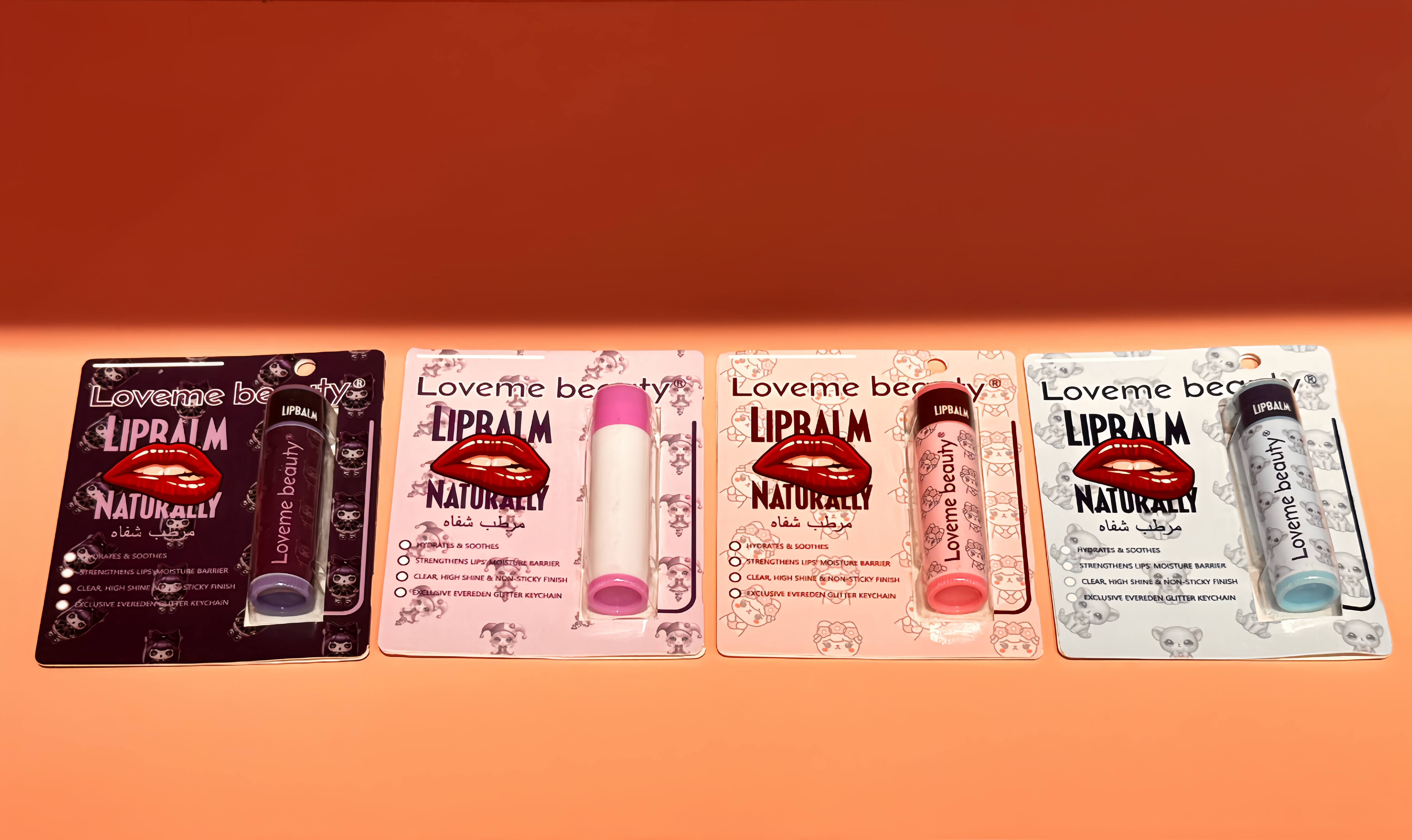Hydrating Cute Pets Non-Sticky Lip Balm- Loveme Beauty 保湿唇膏 details Picture