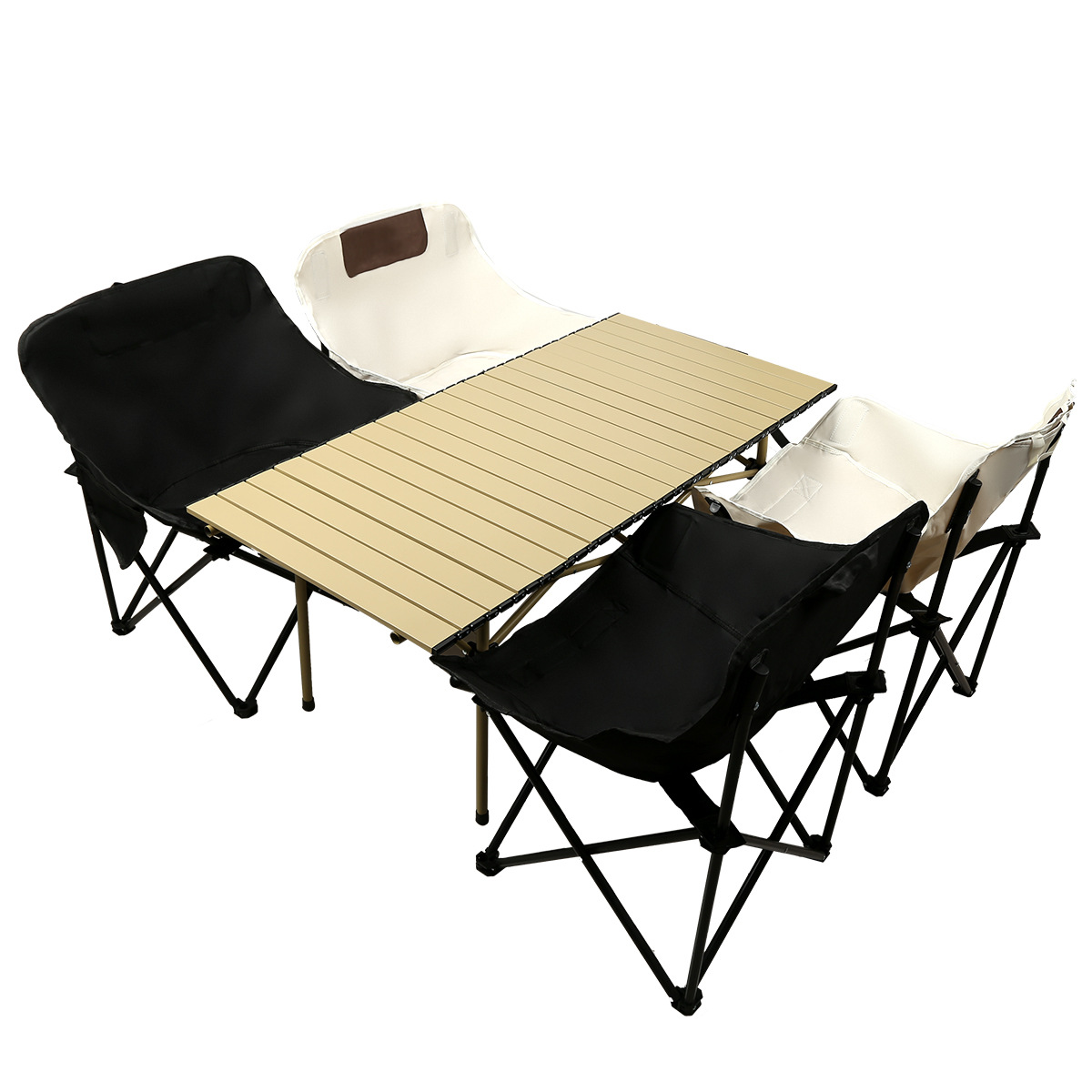 Outdoor folding table, portable camping egg roll table, picnic table, night market stall folding square table, folding egg roll table, outdoor outdoor set supplies, picnic folding table Specification image