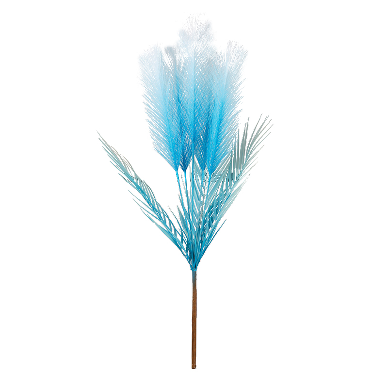 Internet-famous fireworks, single faux silk fabric, reed foxtail grass, home decoration, living room, wedding, multi-color reed artificial flowers, artificial flowers, waterfall artificial flowers, wedding Item Picture