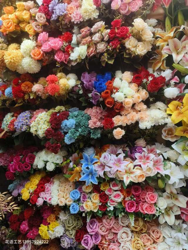 Direct supply of artificial gladiolus and Phalaenopsis for modern home living rooms, balconies, dining tables, plastic silk flowers, artificial flowers, decorative items, high-end artificial flowers, wedding artificial flowers, waterfalls, artificial plant walls, artificial flowers detail image 9