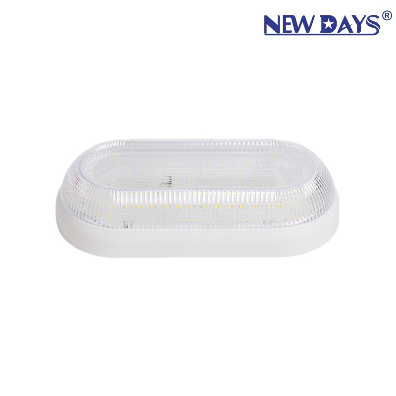 NEWDAYS brand cross-border new LED moisture-proof lamps, indoor and outdoor corridor wall lamps, night lights, waterproof high-brightness ceiling lamps, energy-saving lighting outdoor floodlights Item Picture