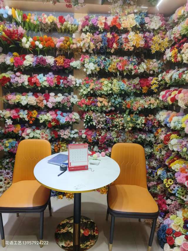 Artificial flower walls, flower fences, garden courtyards, plant railings, wedding decoration, simple rose walls, artificial flowers, wedding artificial flowers, waterfalls, artificial plant walls, artificial flowers detail image 2