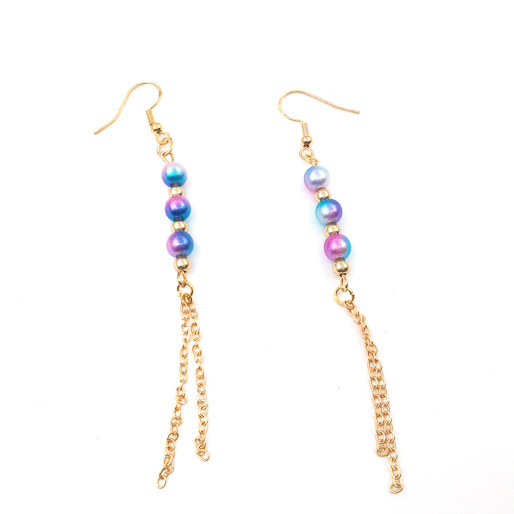 100 oil-sealed and color-preserving CCB beads, round beads, square beads, five-pointed star heart diy handcrafted bead material accessories Application Scenario