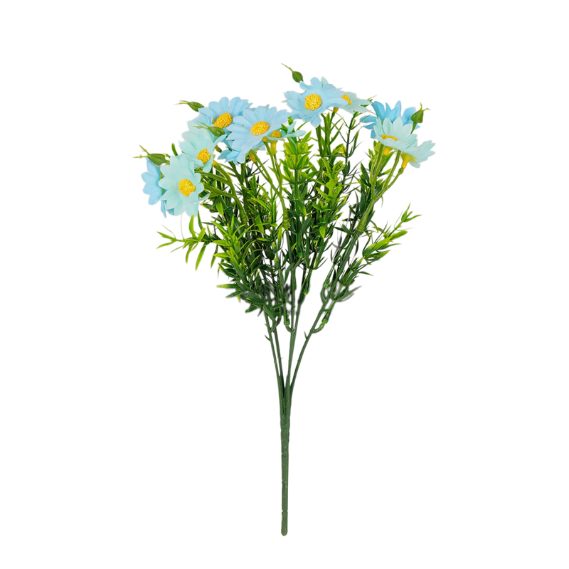 Daisies, artificial flowers, artificial flowers, single green plants, photo props, bedroom and living room table ornaments, decorative small ornaments, artificial plants, wall artificial flowers, wedding artificial flowers detail image 2