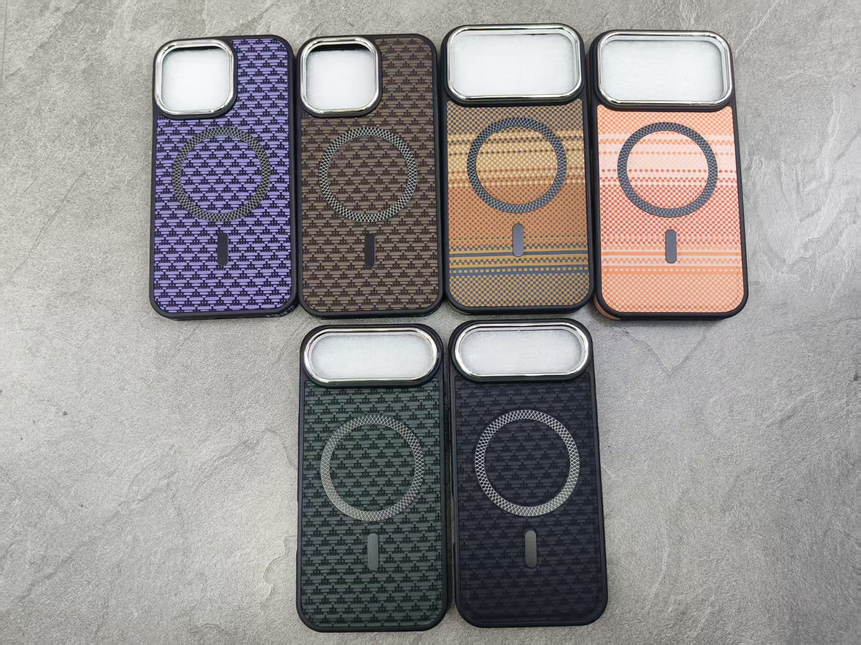 山峰磁吸手机壳商务超薄防摔保护套