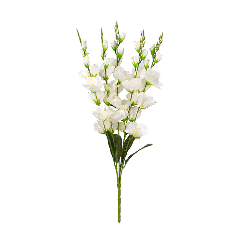 Direct supply of artificial gladiolus and Phalaenopsis for modern home living rooms, balconies, dining tables, plastic silk flowers, artificial flowers, decorative items, high-end artificial flowers, wedding artificial flowers, waterfalls, artificial plant walls, artificial flowers details Picture