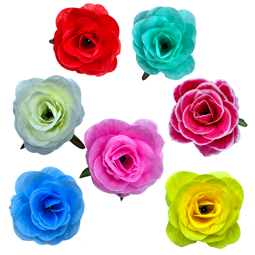 Weighing flower slices, artificial flower slices, semi-finished artificial flowers, rose matcha rose, and real flower arrangements