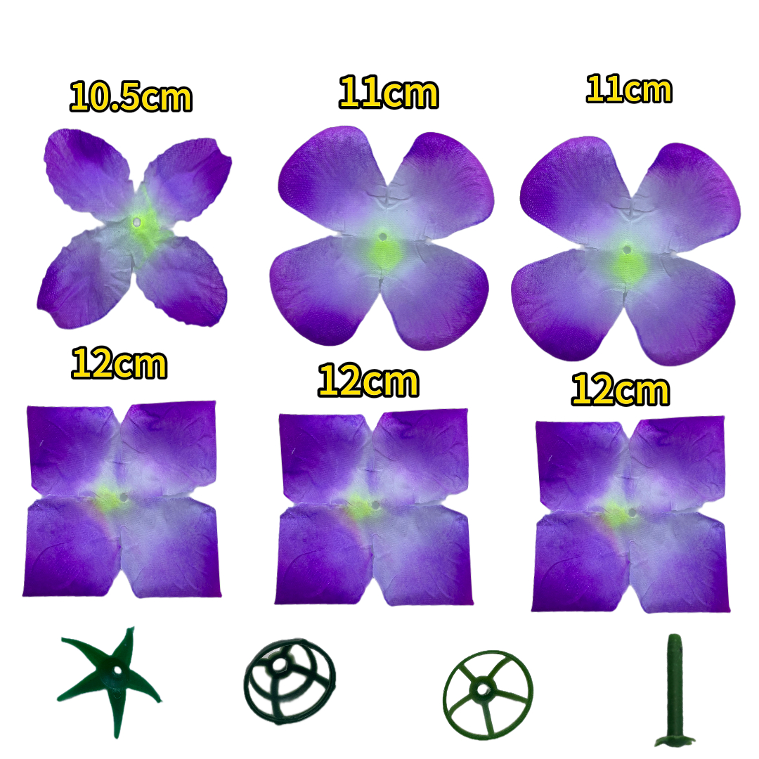 Semi-finished artificial flower pieces, artificial rose, anti-real four-edge rolled rose flower pieces details Picture