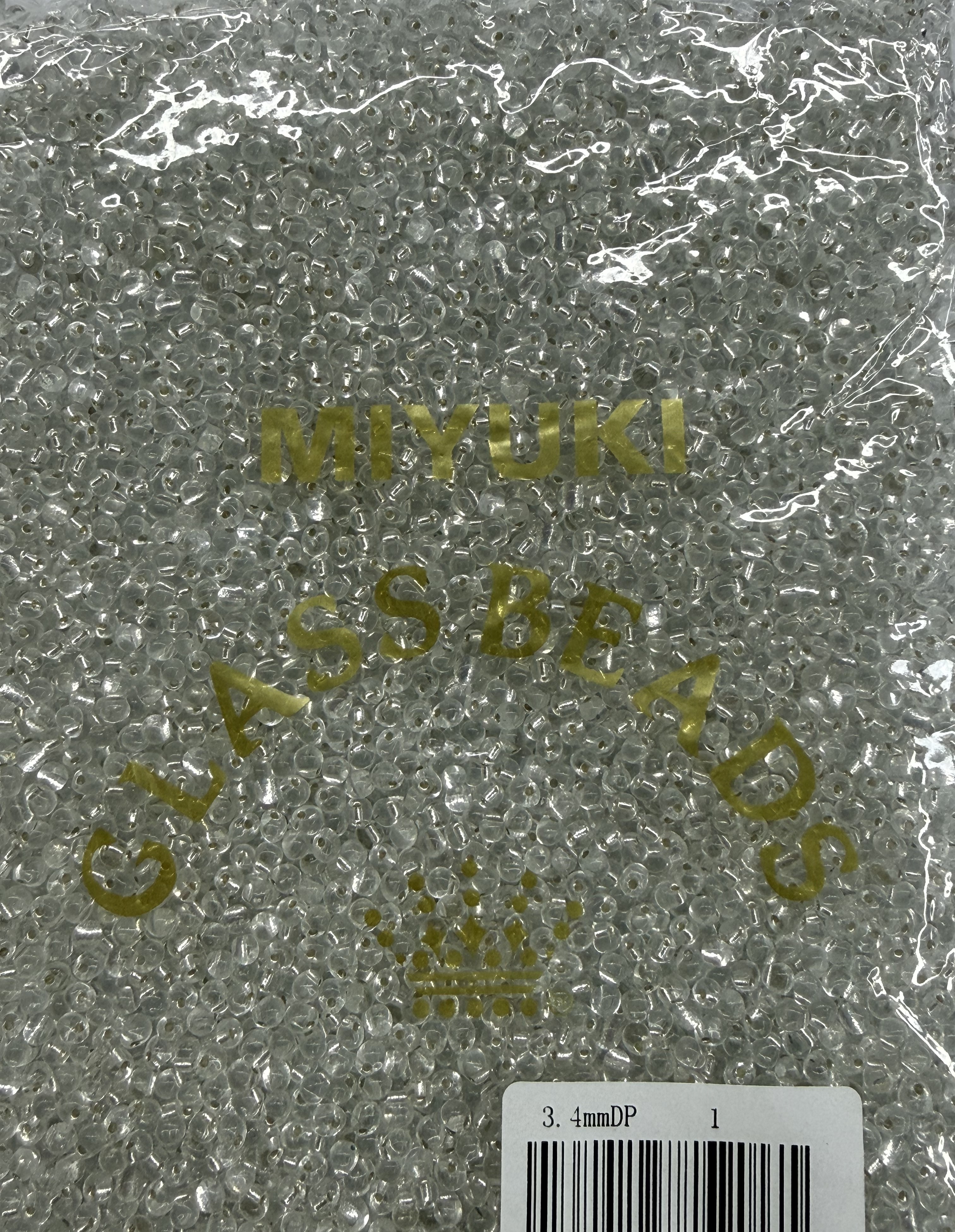 日本进口Miyuki米珠3.4mmDP圆珠系列散珠整包450gdiy手工串珠服饰辅料玻璃米珠