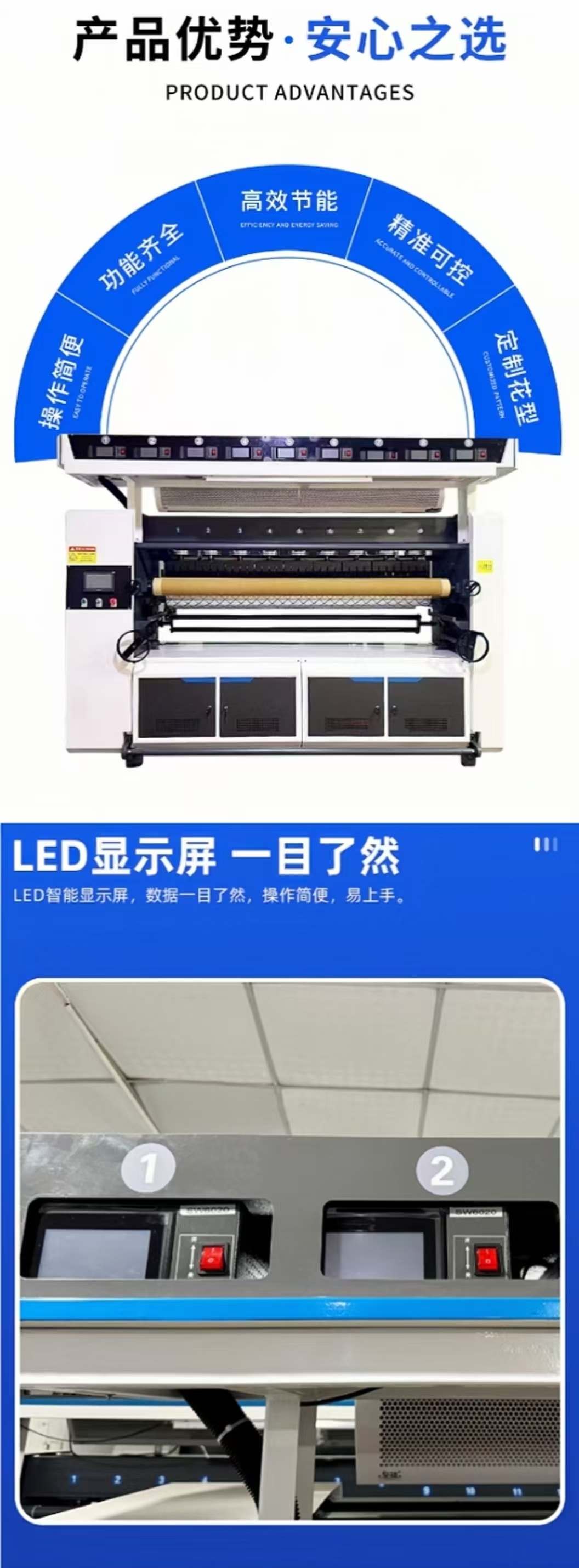 Ultrasonic wireless laminating machine, summer cooling quilt, cape quilt, windproof quilt, mattress fabric, silk cotton, non-woven fabric material, wireless sewing machine factory direct sales pic 8