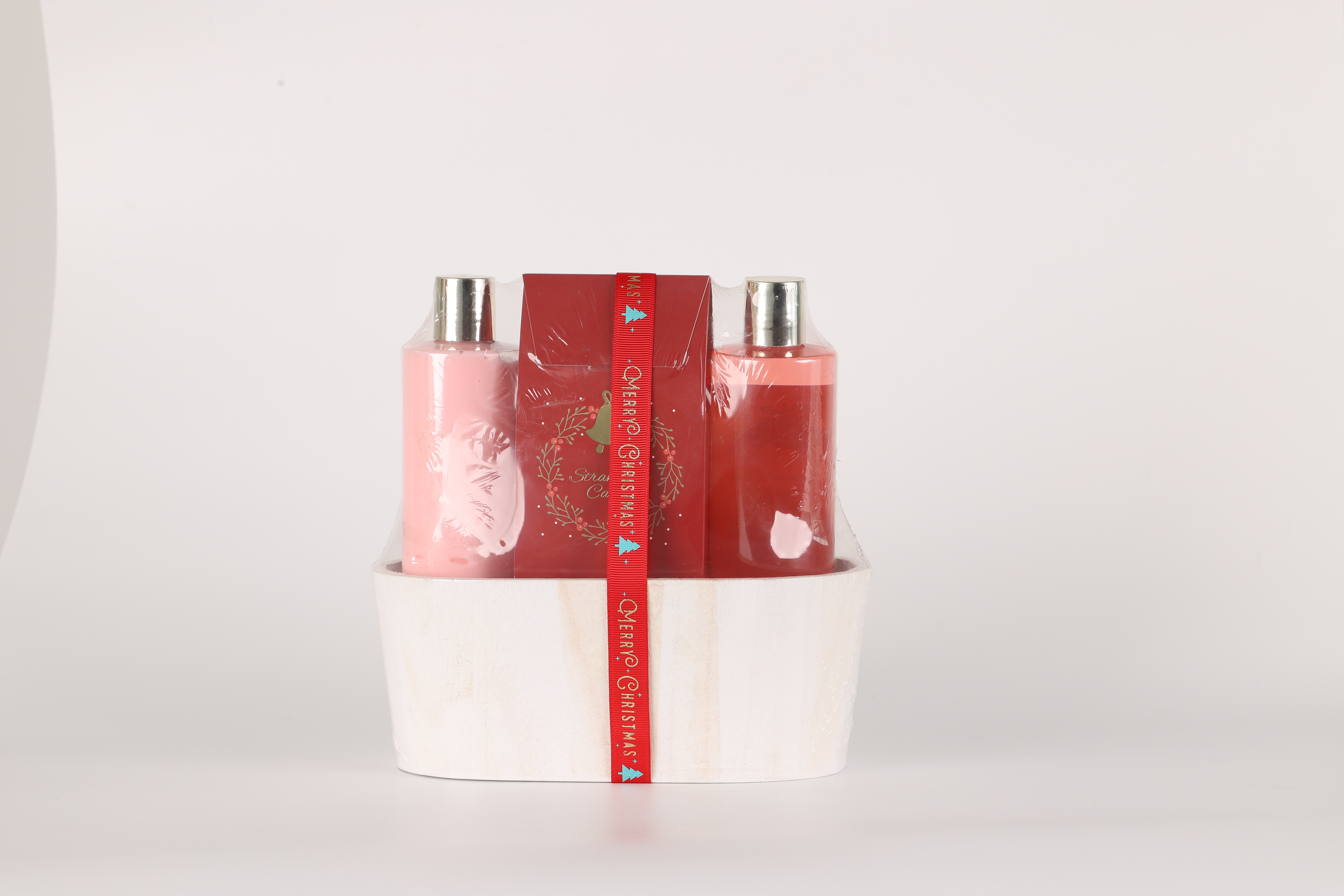 Christmas Bath Gift Set High-end bathroom gift set, optional scented body lotion, body wash, bath salt, scrub, explosive salt, scented candle combination details Picture