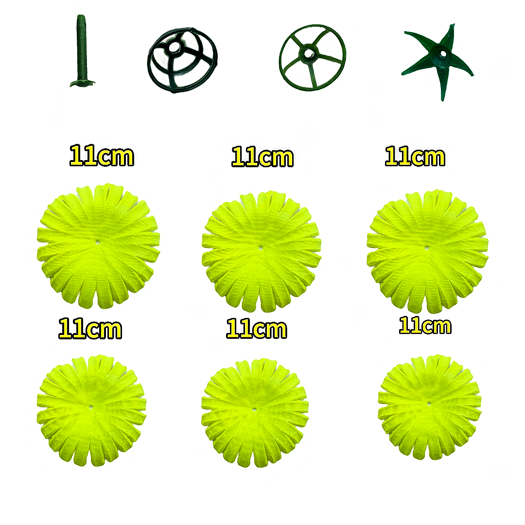 Artificial flower slices with various colors of flowers and artificial longevity chrysanthemums are called jin flower slices handicrafts Specification image