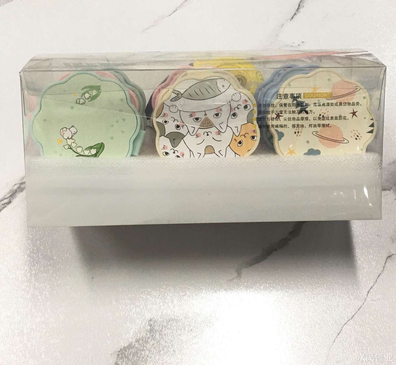 【 Yongmin Mirror Industry 】302 Cartoon pvc box for export, factory direct sales for foreign trade, exquisite design detail image 4