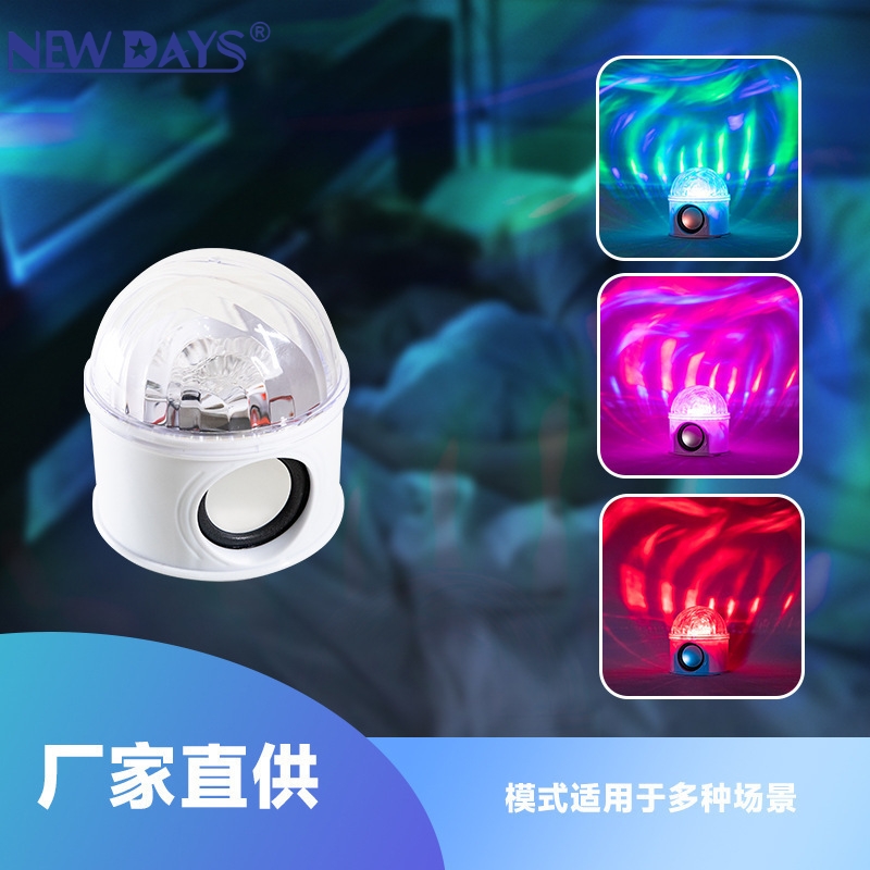 NEWDAYS marca crossover nuevo LED pequeño mushroom música bola mágica hogar flash luz de atmósfera cambio de color luz de escenario fiesta laser cristal bola mágica luz de atmósfera Specification image