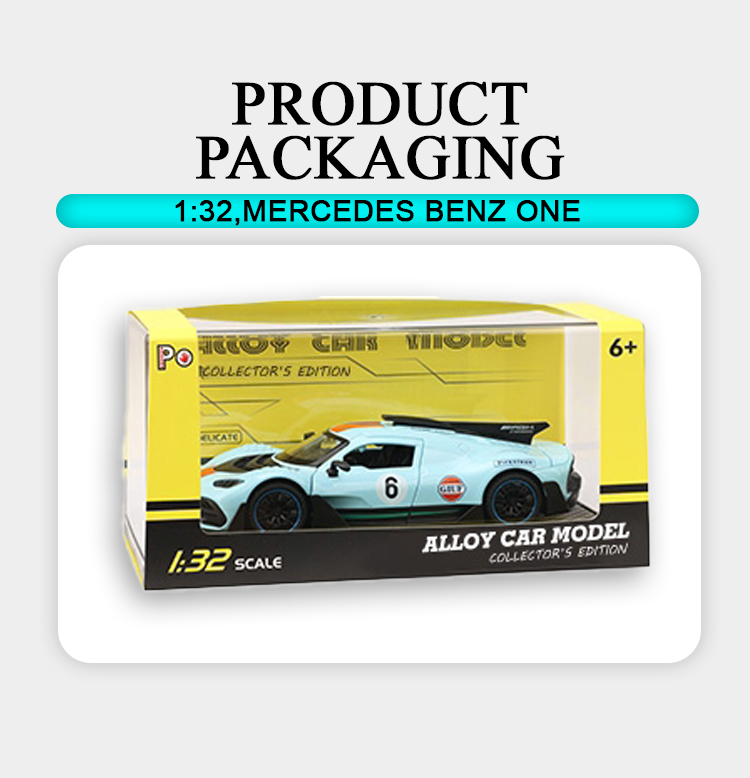 1:32 Mercedes-Benz ONE alloy racing car model toy car model toy car alloy toy pic 10