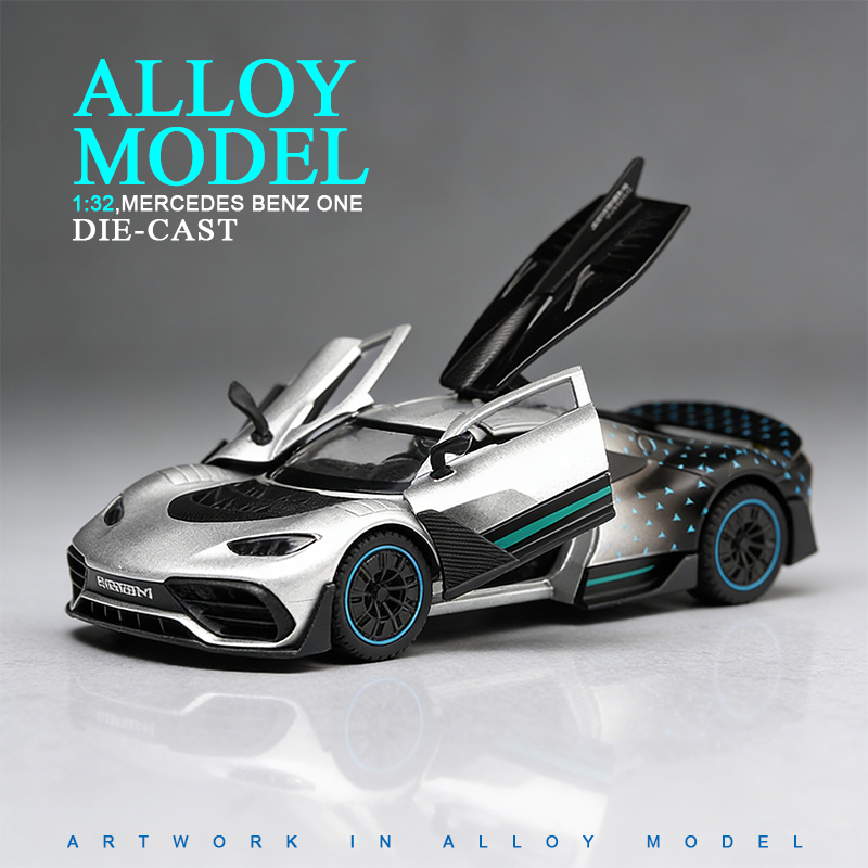 1:32 Mercedes-Benz ONE alloy racing car model toy car model toy car alloy toy details Picture