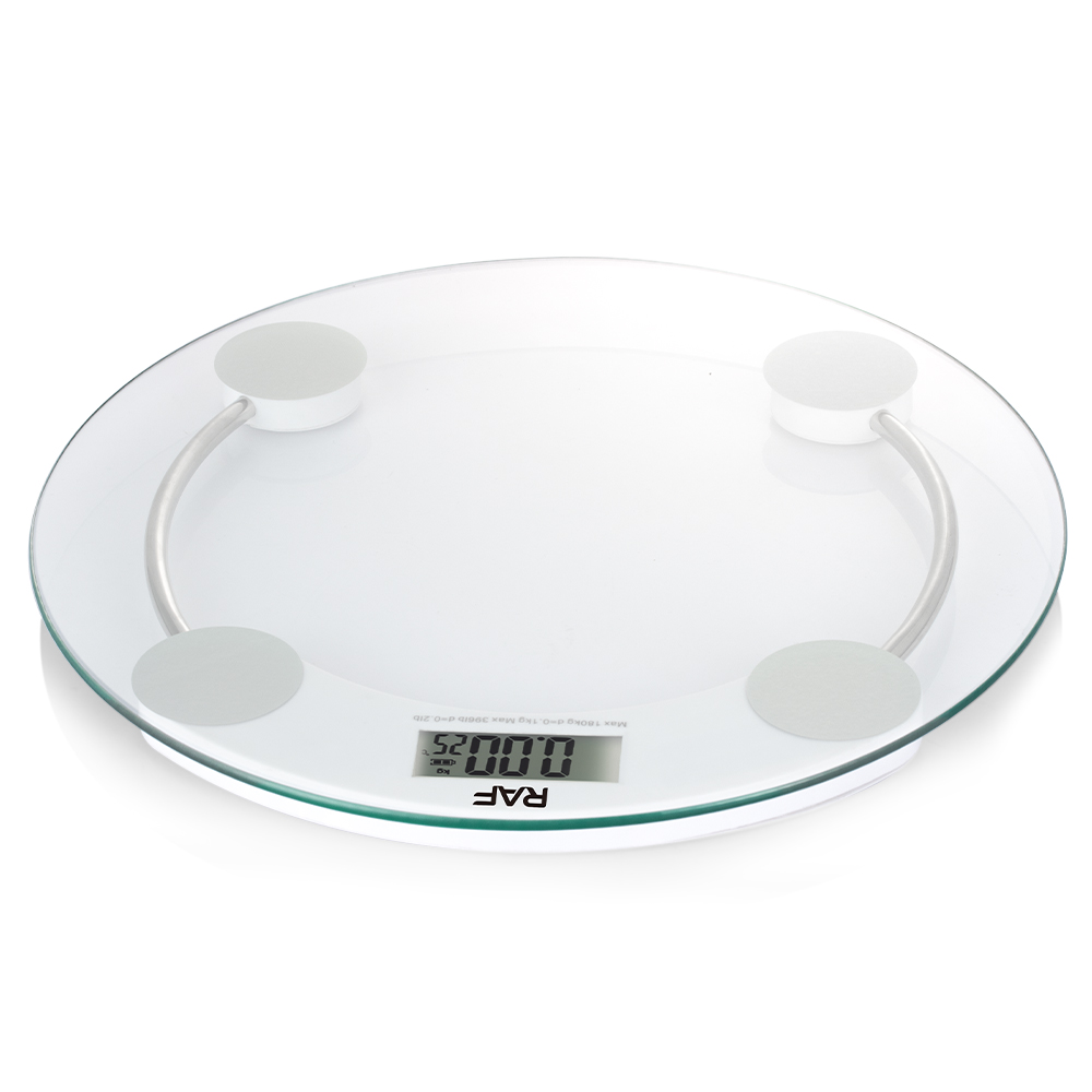 RAF Precision kitchen electronic scale, household round tempered glass weighing food, high-precision small gram scale, gram scale pic 6