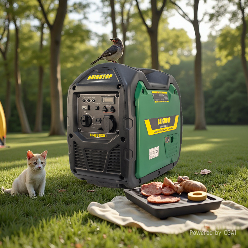 3KW/230V绿色静音变频发电机 汽车发电机 噪音低 电压稳定详情1