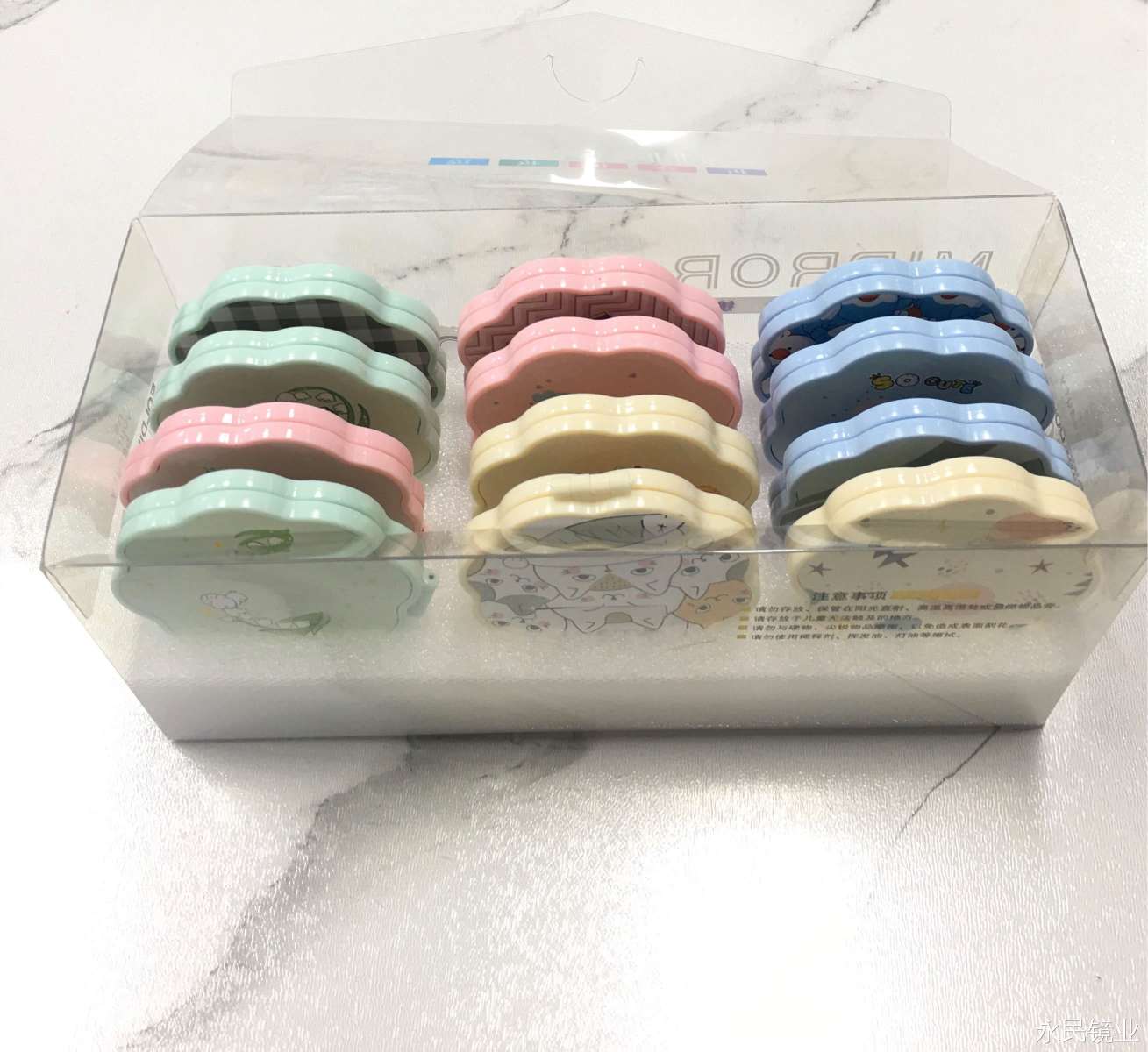 【 Yongmin Mirror Industry 】302 Cartoon pvc box for export, factory direct sales for foreign trade, exquisite design detail image 3