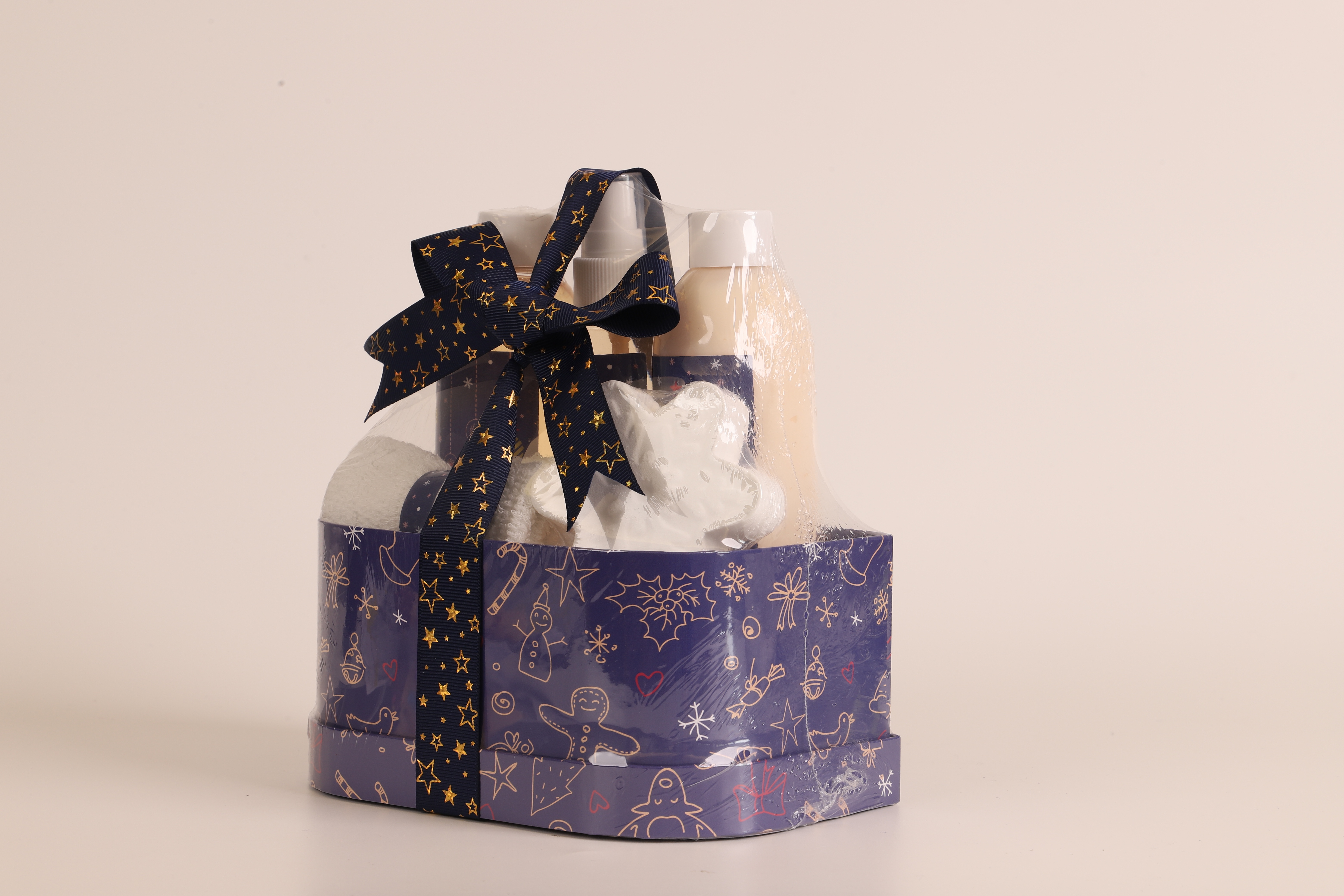 Christmas Element Gift Box set, personal care products, warm and practical gifts, body lotion, body wash, fragrance, explosive salt 5-piece set, towel set, factory direct sales details Picture