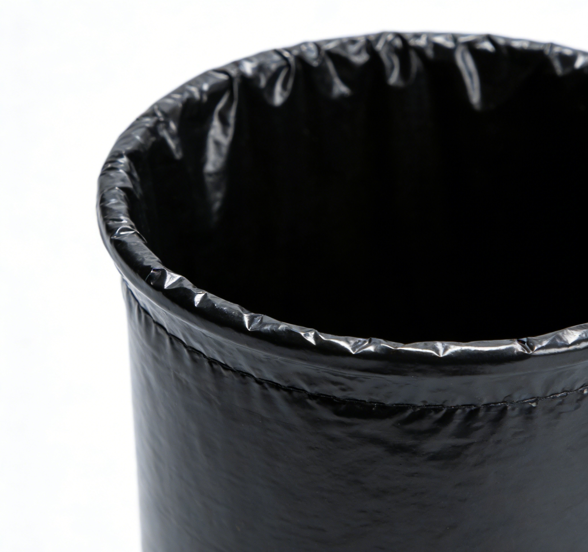 Thickened flat-mouthed garbage bag, 45*55CM, black garbage bag, 24 pieces larger Specification image