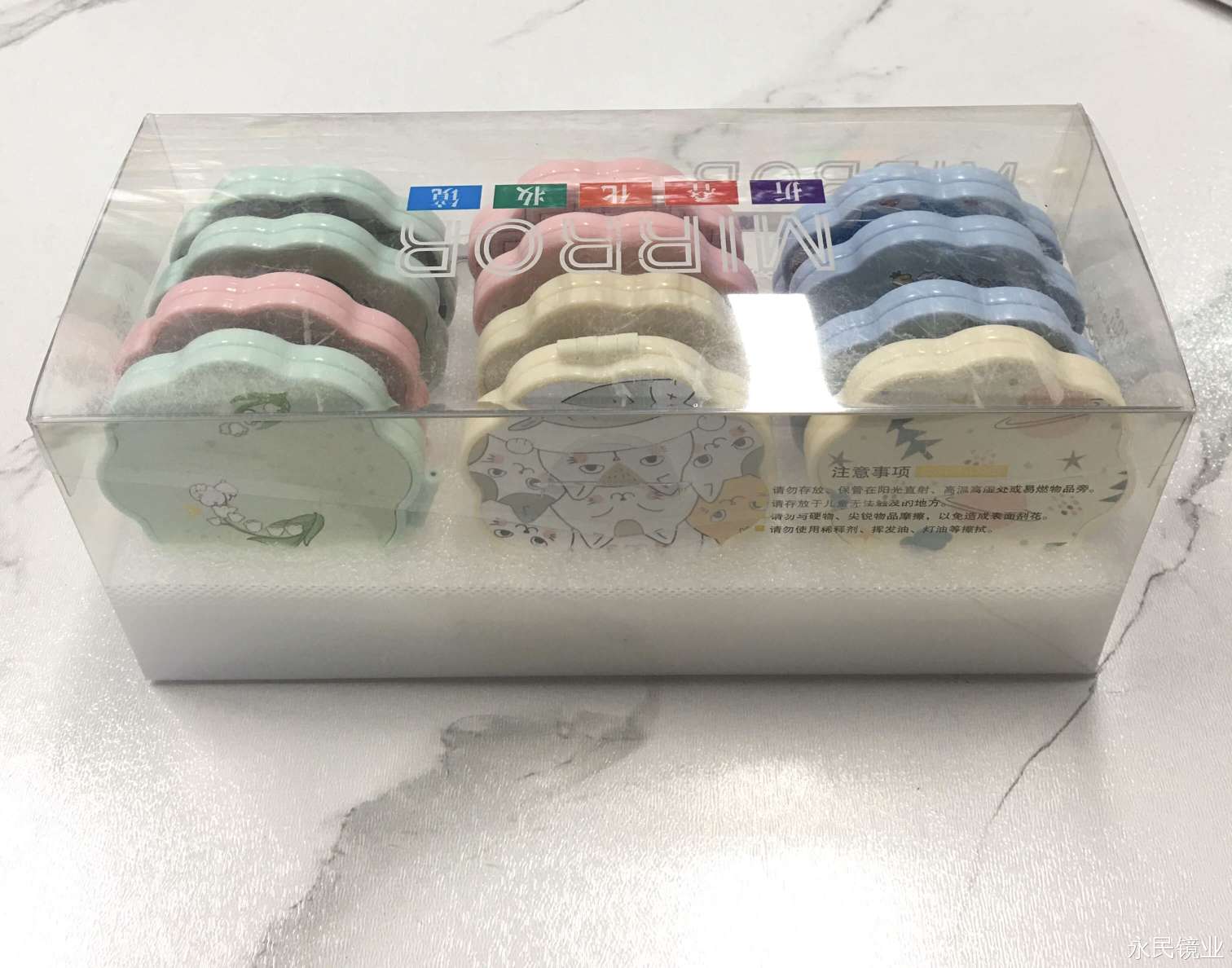 【 Yongmin Mirror Industry 】302 Cartoon pvc box for export, factory direct sales for foreign trade, exquisite design detail image 2