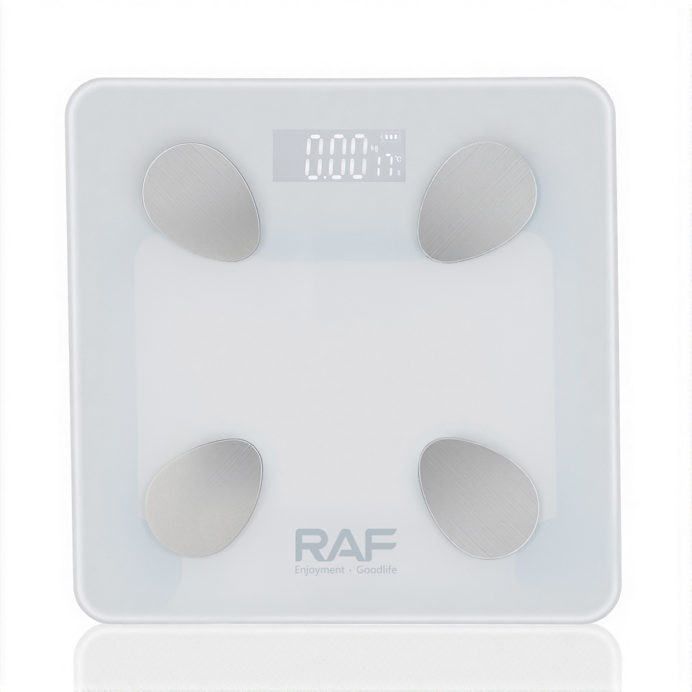 RAF precision kitchen electronic scale, household square tempered glass, high-precision small gram scale, gram scale for weighing food details Picture