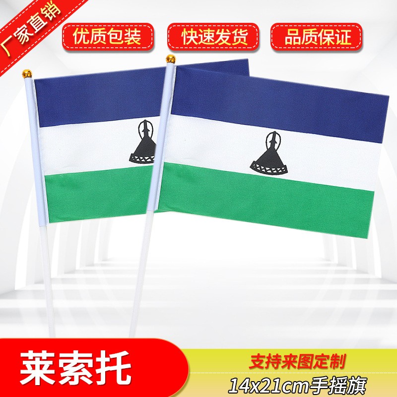 8号14x21cm毛里求斯国旗小国旗手摇旗 国旗定做详情2