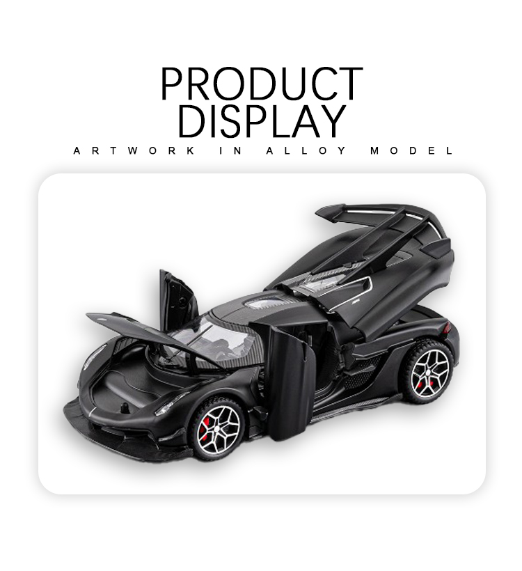 1:32科尼赛克合金跑车模型玩具车模合金车模赛车模型玩具车运动跑车详情12