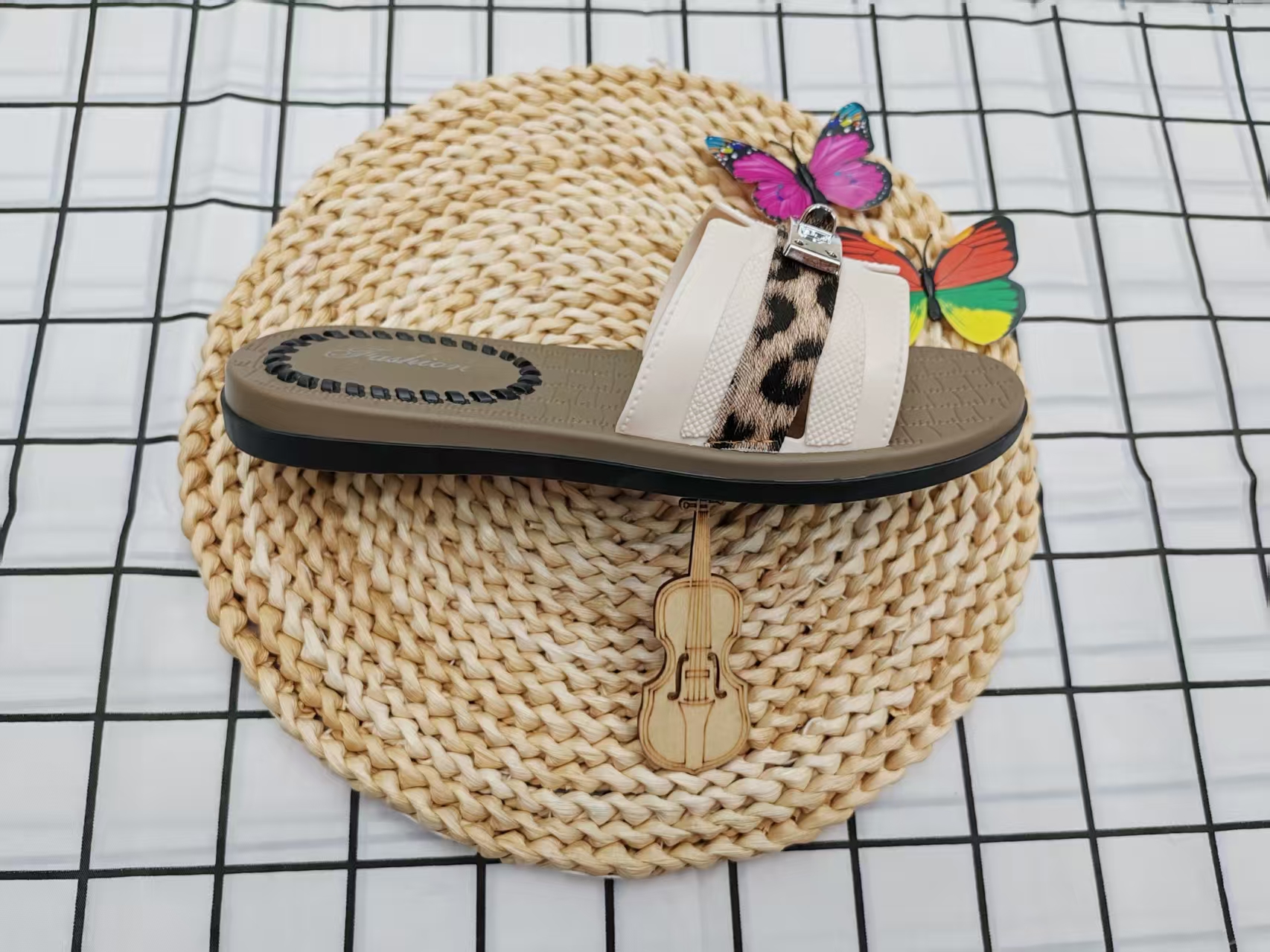 人字拖/草编拖鞋/凉拖/Slippers/中东拖鞋细节图
