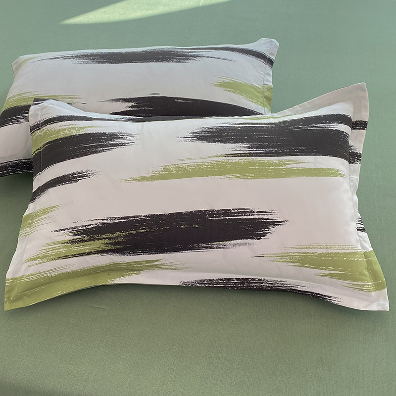 Factory direct supply of bedding: four-piece set, bed sheet and quilt cover, three-piece set, dormitory single quilt cover, single quilt cover, simple style Application Scenario