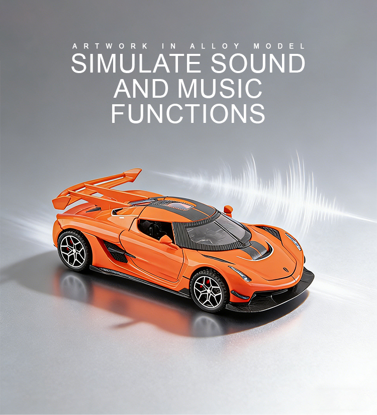 1:32科尼赛克合金跑车模型玩具车模合金车模赛车模型玩具车运动跑车详情9