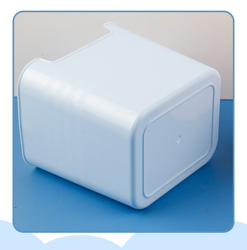 A spacious and multifunctional storage box for fruits and vegetables on the side of a refrigerator, suitable for home use. Specification drawing