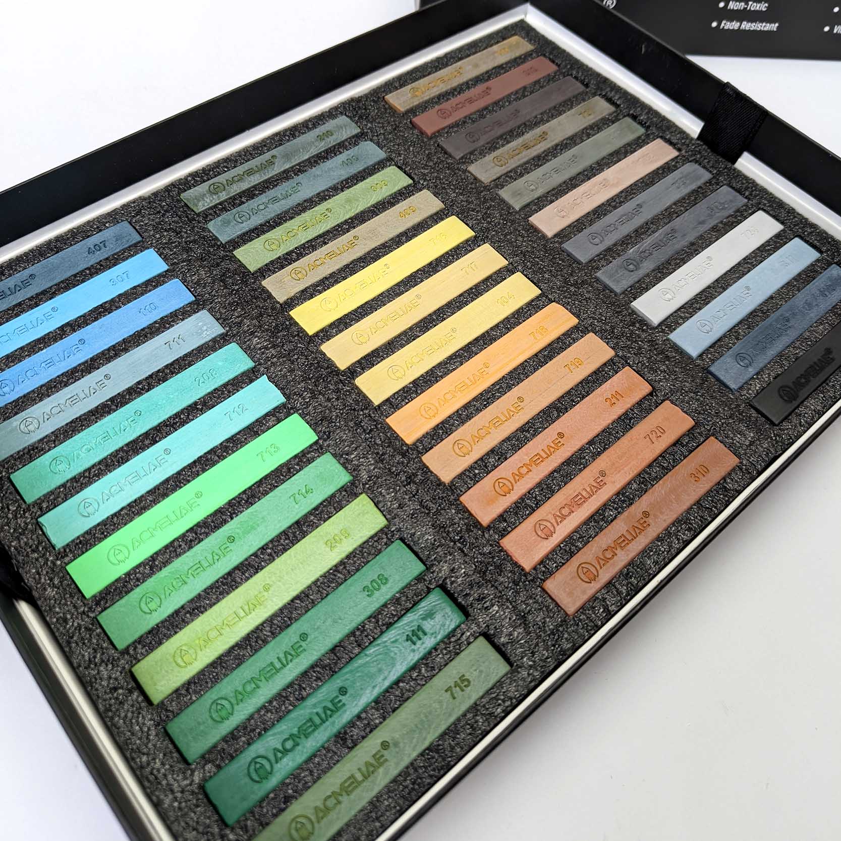 ACMELIAE 72 Color Soft Pastel Art Drawing Pastel Soft High Quality Soft Pastel for Art Drawing  details Picture