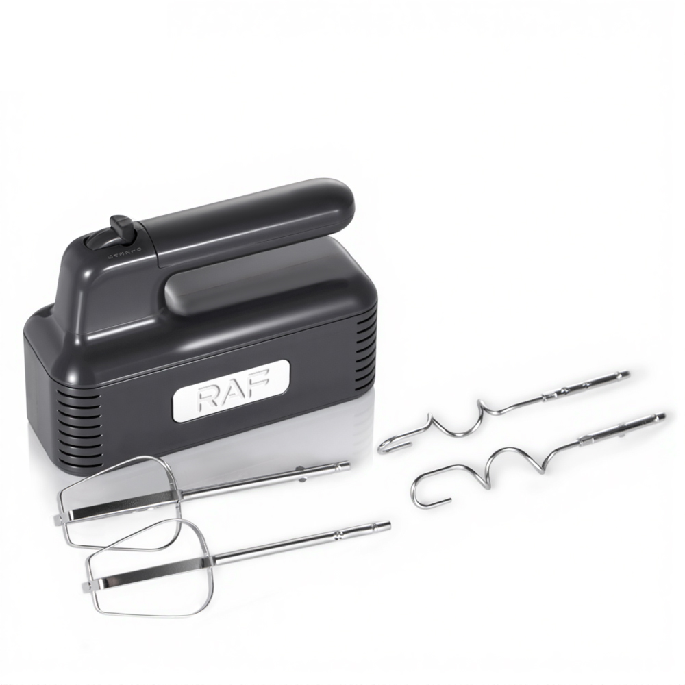 RAF European standard cross-border multi-speed electric egg beater, household handheld multi-functional egg beater and dough baking mixer pic 12