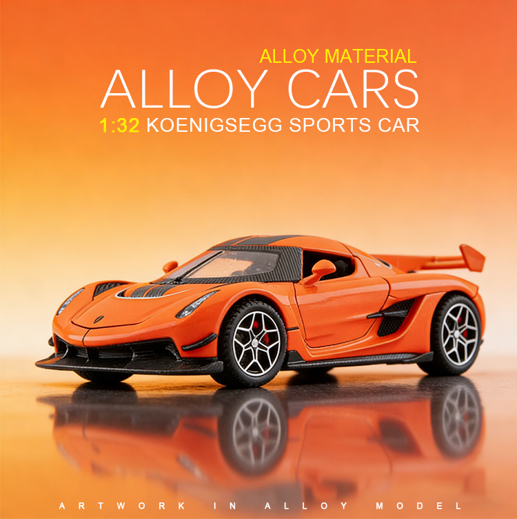 1:32科尼赛克合金跑车模型玩具车模合金车模赛车模型玩具车运动跑车详情1