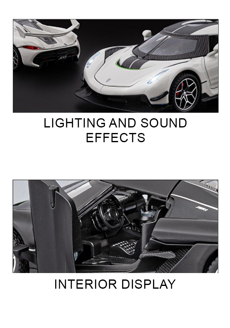 1:32科尼赛克合金跑车模型玩具车模合金车模赛车模型玩具车运动跑车详情6