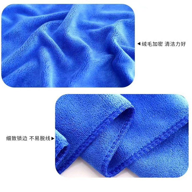 Wholesale car wash towels with high absorbent density, 420g, thickened large size, car cleaning towels, rags, beauty dry hair towels, specially designed Application Scenario