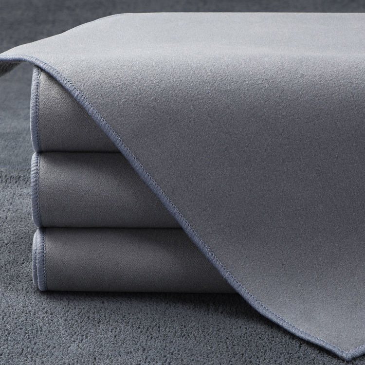 Cross-border suede car wash towel, thickened coral fleece absorbent car wash towel, glass cleaning without leaving marks, fleece surface cleaning cloth details Picture