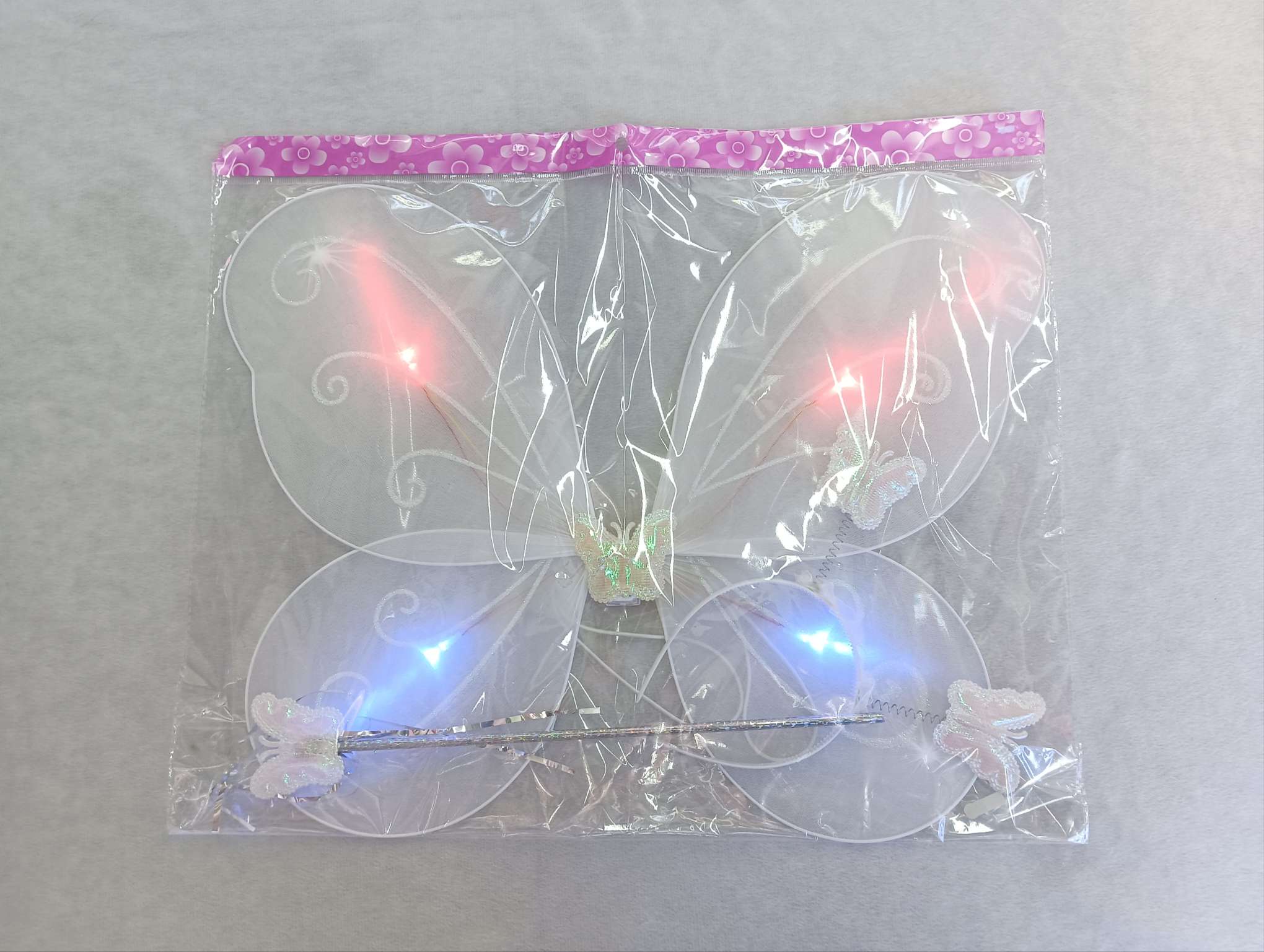 带灯普通蝴蝶3件套