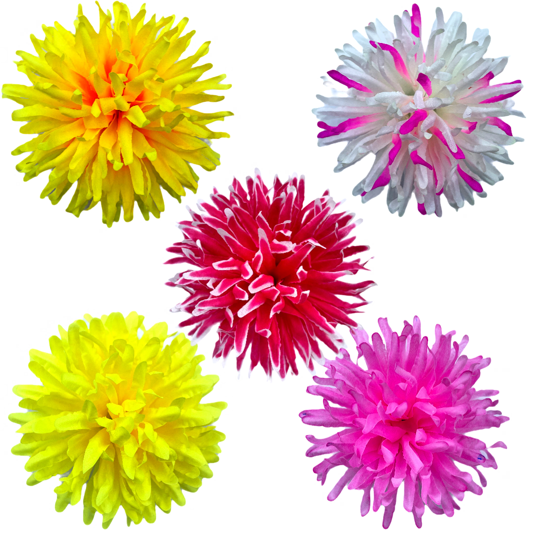 Wholesale of various flower shapes, flower branches and flower accessories of artificial flower pieces, cosmos 14cm flowers