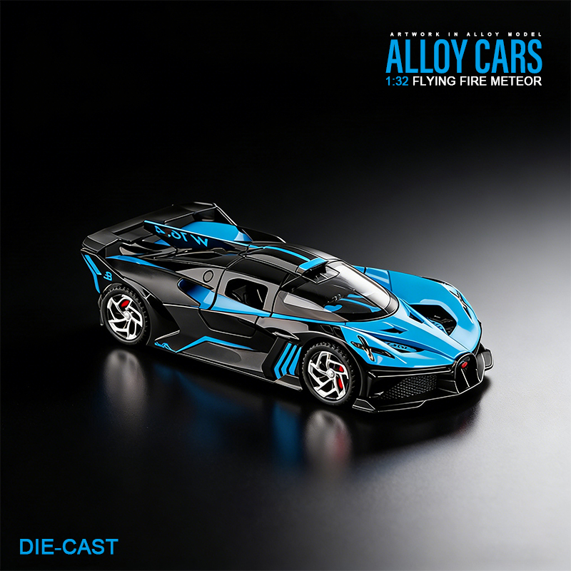 1:32 Flying Fire Meteor Alloy Model, Rebound Sound and Light Effect, trendy art, desktop collectible, boys' toy Application Scenario