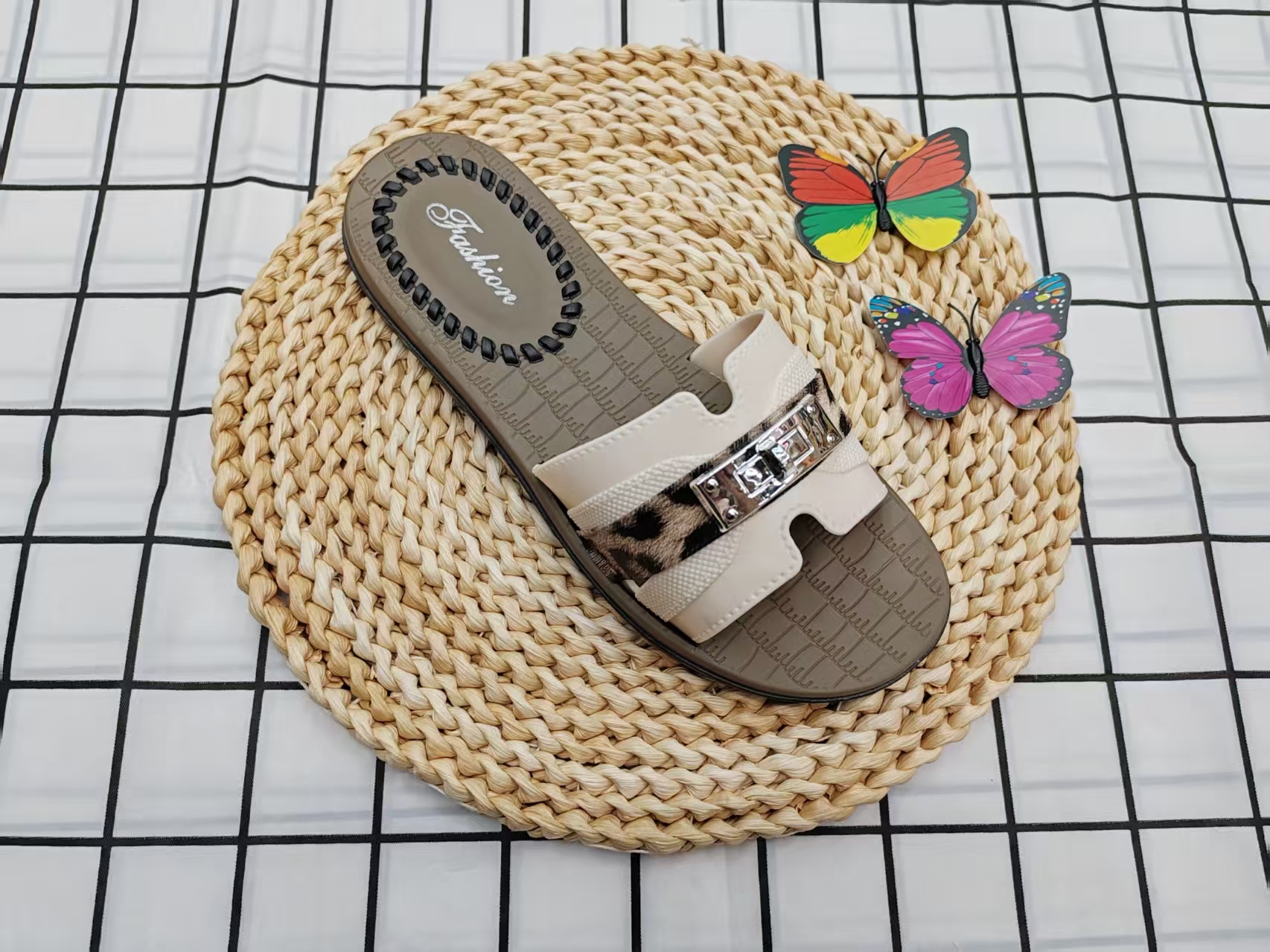人字拖/草编拖鞋/凉拖/Slippers/中东拖鞋产品图
