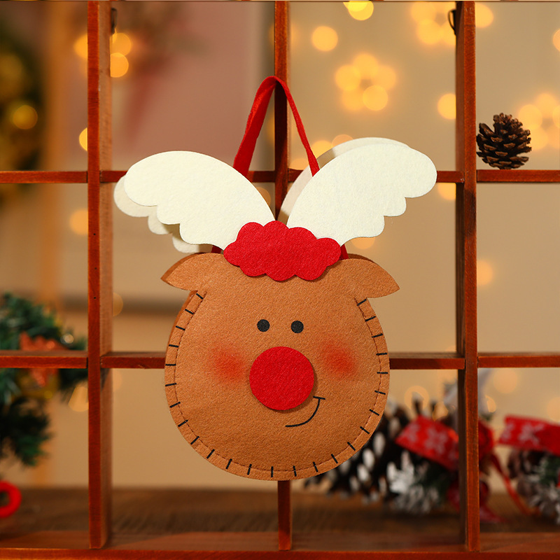 New Christmas gift bags, candy bags, non-woven fabric Christmas apple gift bags, Christmas decorations Application Scenario