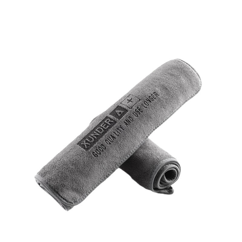 Ultra-fine fiber towels, short-pile car cleaning towels, no marks left, highly absorbent and quick-drying cleaning towels can be marked with logos Item Picture