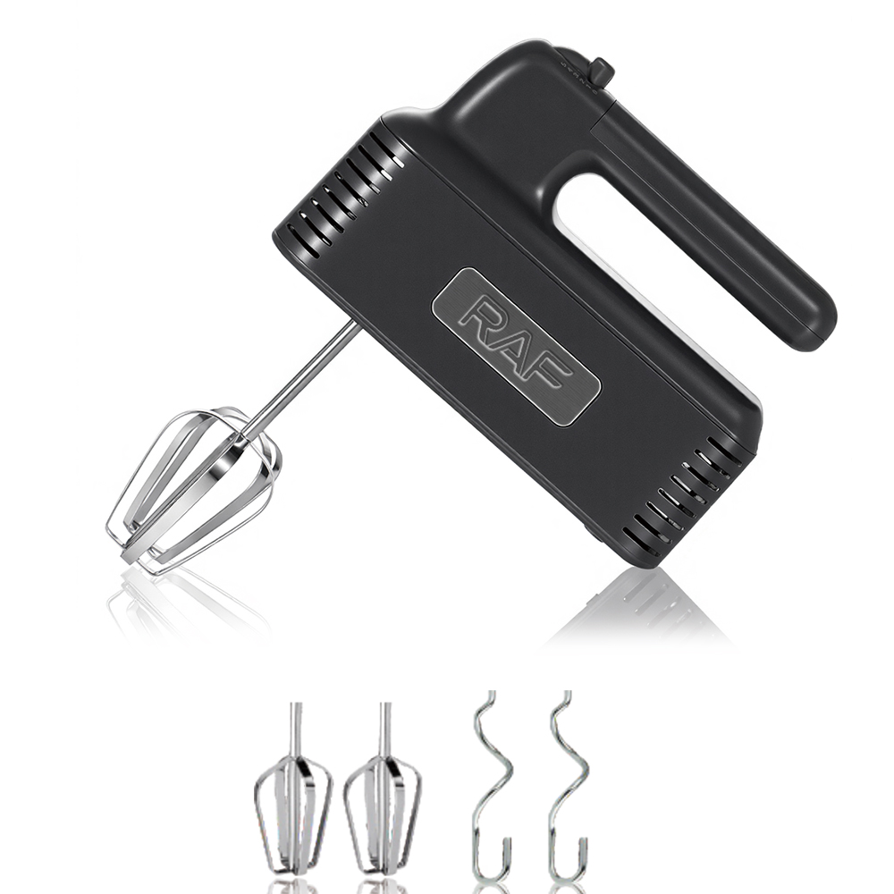 RAF European standard cross-border multi-speed electric egg beater, household handheld multi-functional egg beater and dough baking mixer pic 14